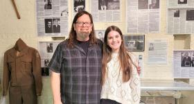Father and Daughter at History Museum
